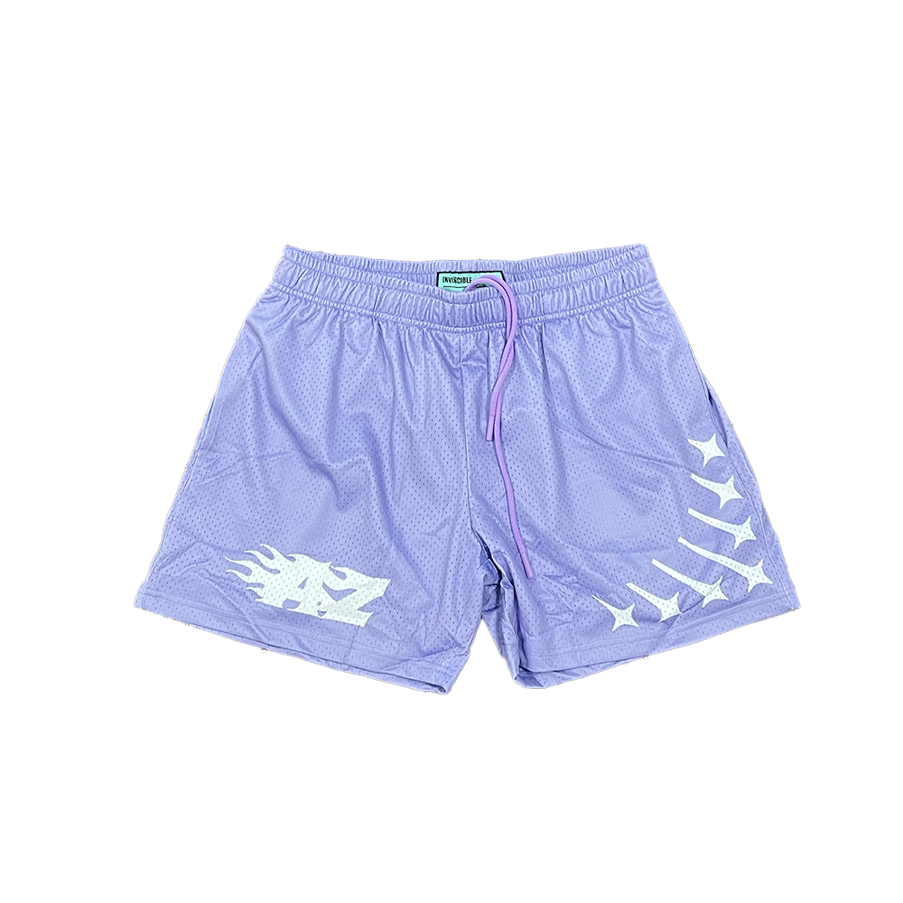 Invincible AZ Mesh Short - Lavender