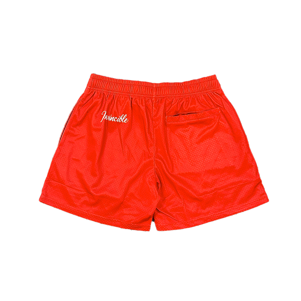 INVINCIBLE AZ Mesh Short - Red
