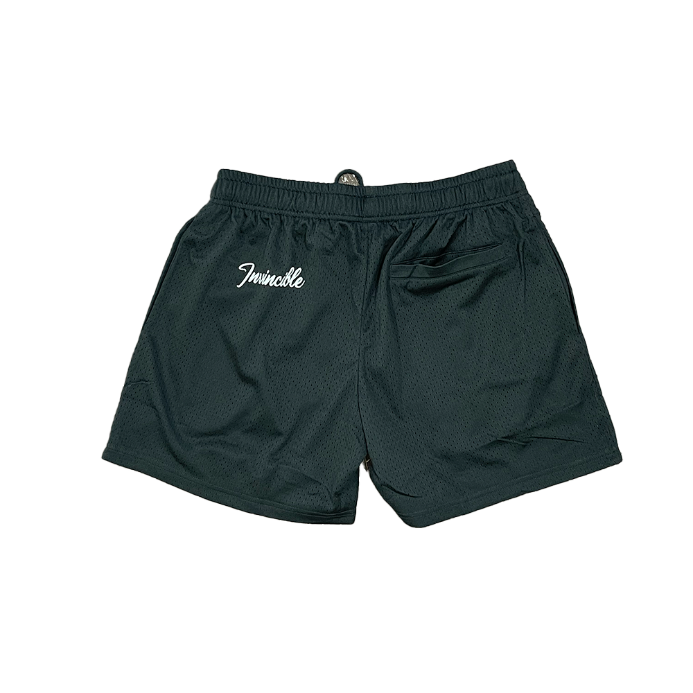 Invincible Staple Mesh Shorts Black