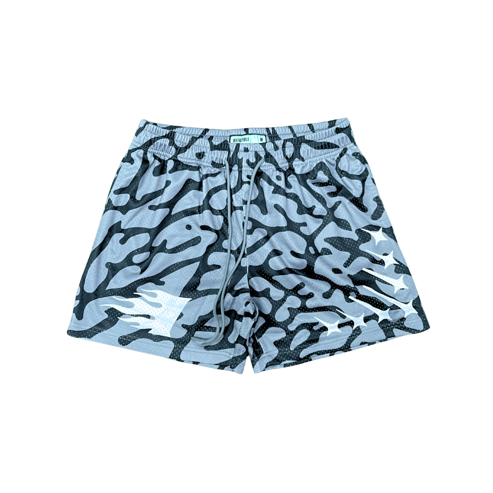 Invincible Exclusives Elephant Print Mesh Shorts