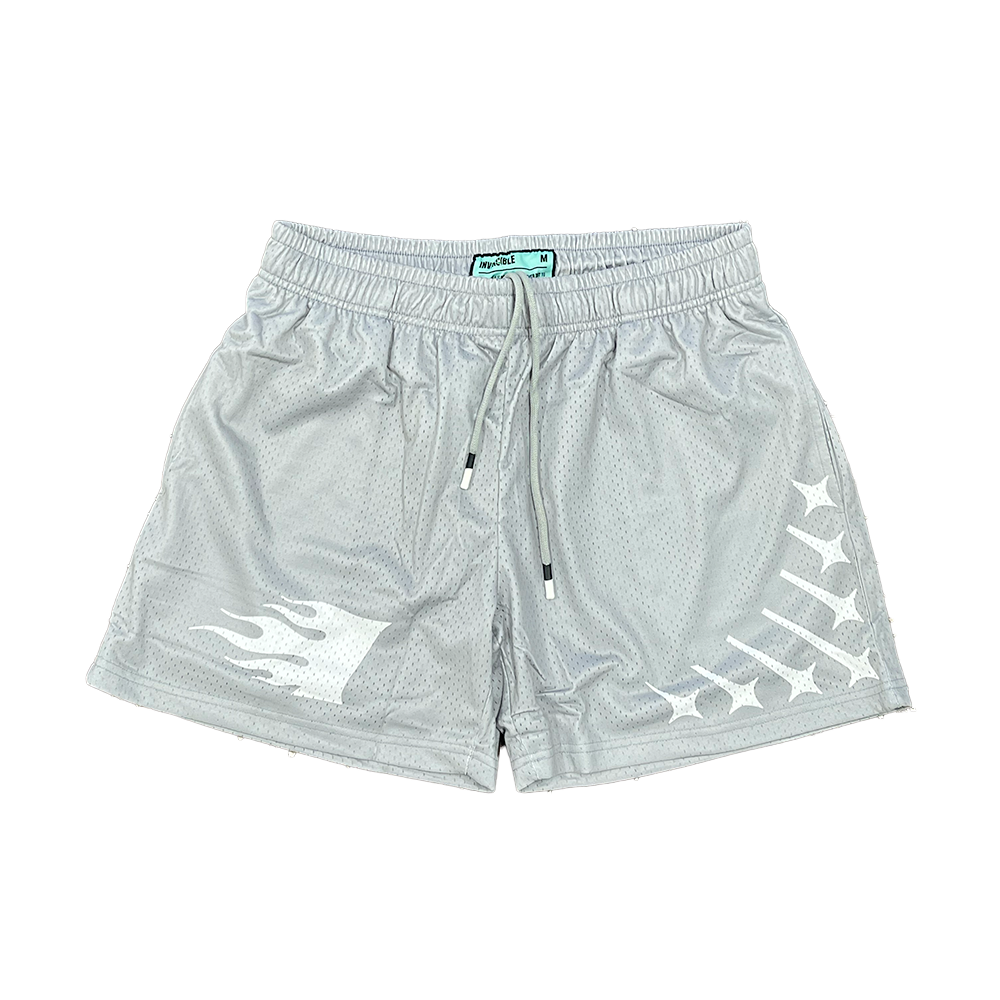 Staple Mesh Shorts Grey