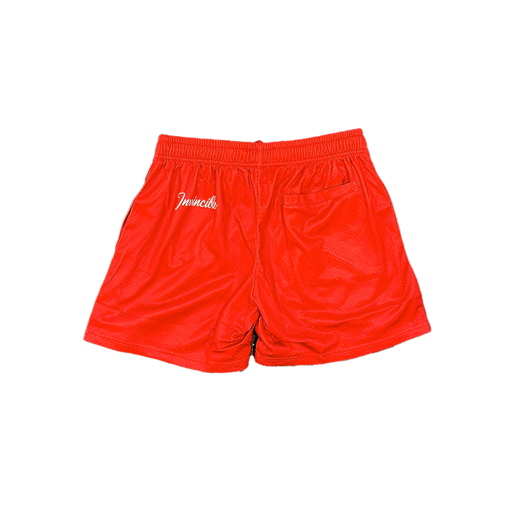 Invincible H Star Mesh Short - Houston Texas - Red