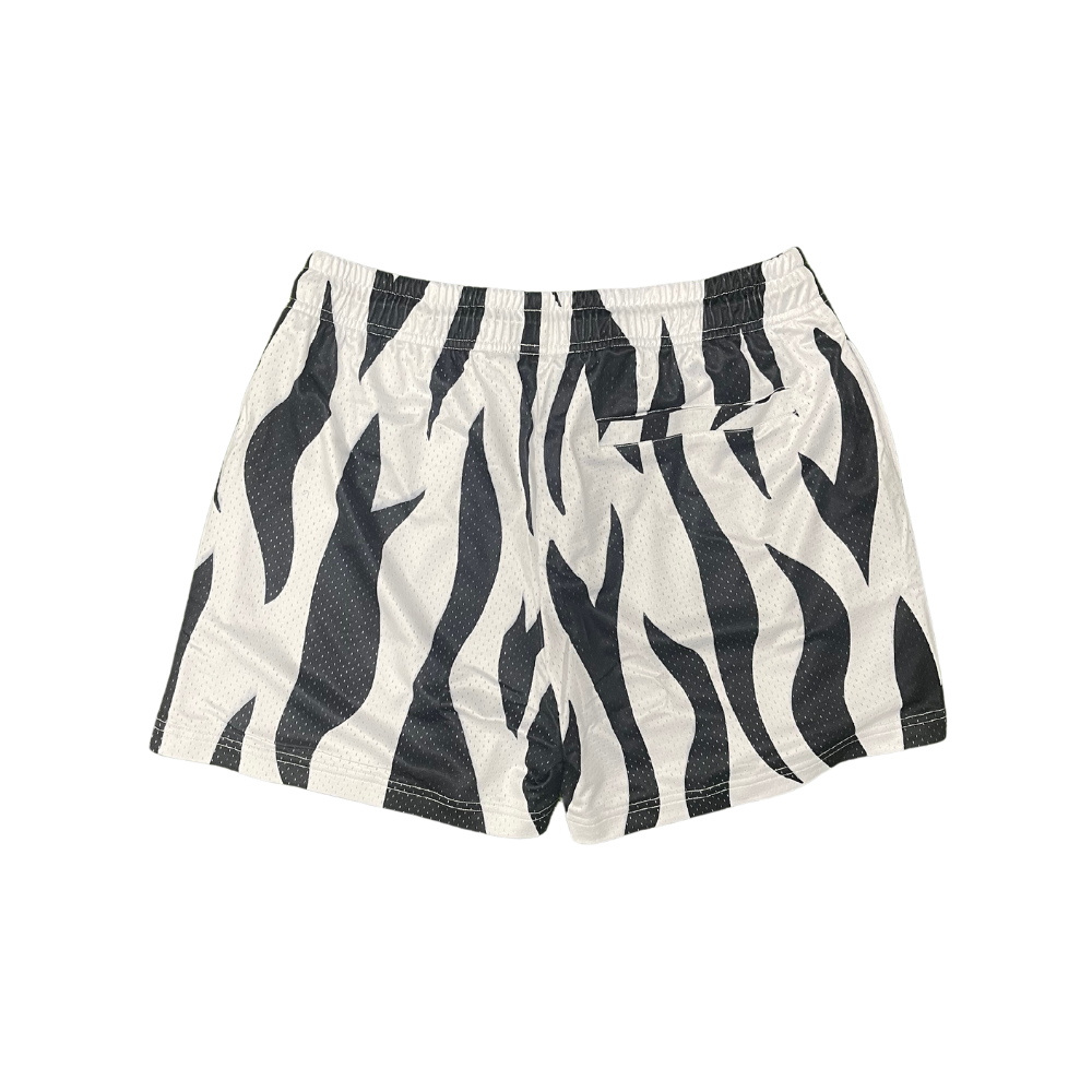 Invincible Exclusives Zebra Print Mesh Shorts
