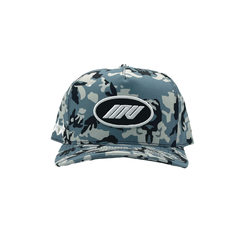 INV Staple Logo Snapback || Ocean Camo