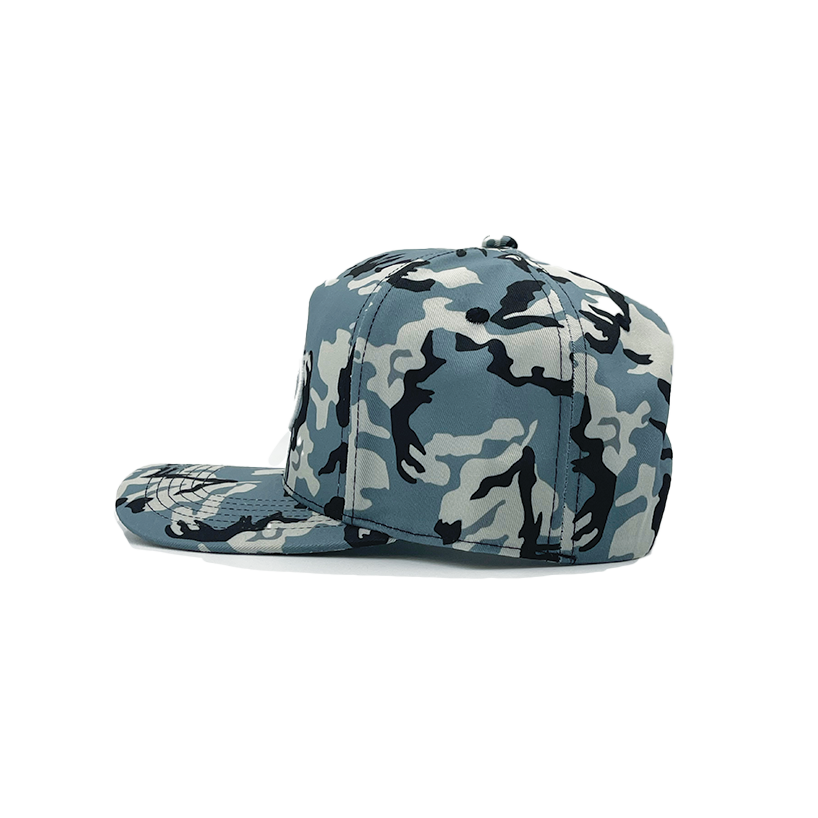 INV Staple Logo Snapback || Ocean Camo