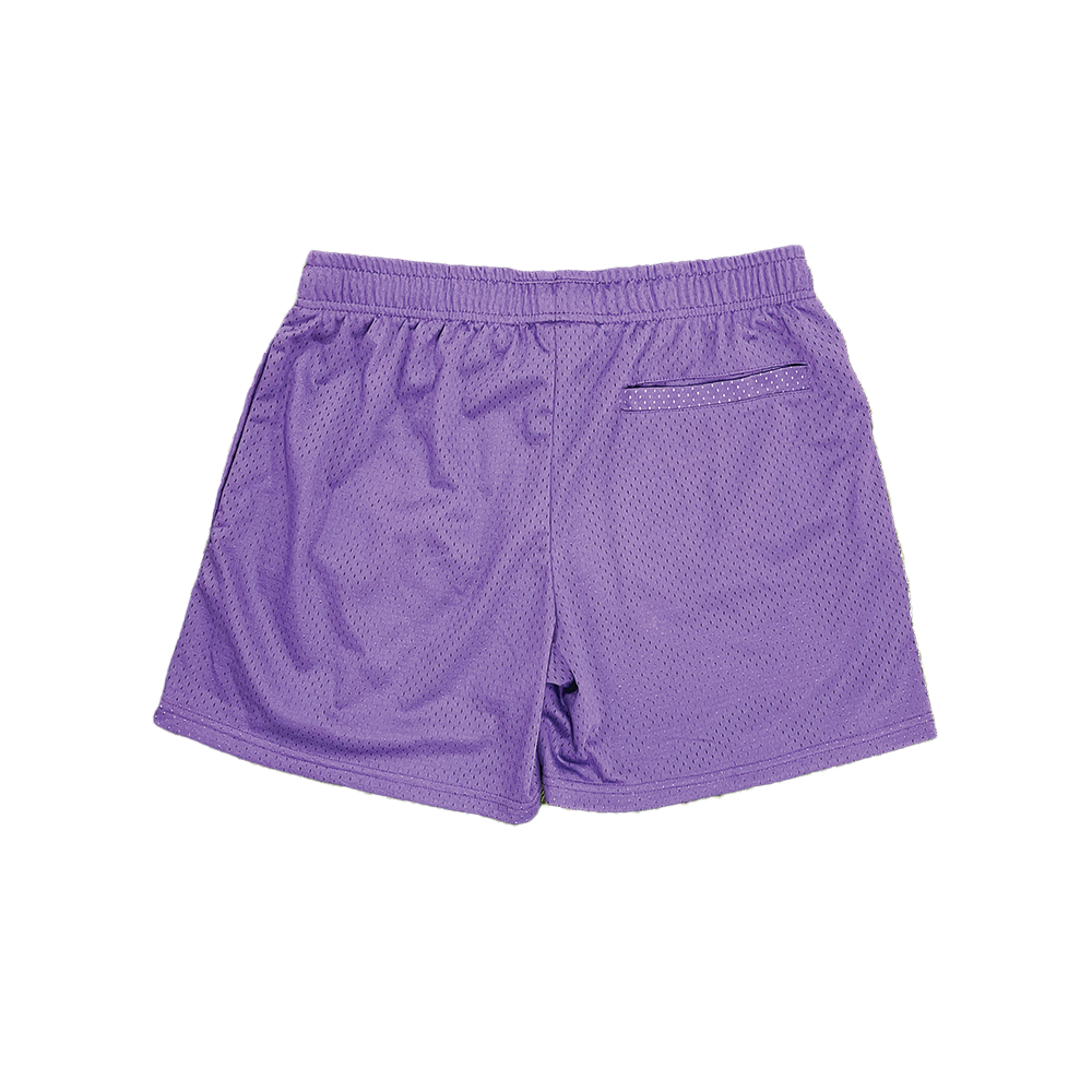 Staple Mesh Shorts || Purple - Invincible Exclusives Streetwear