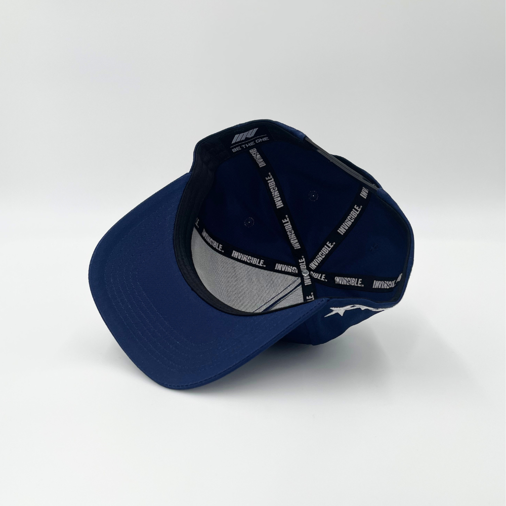 INV Staple Logo Snapback || Navy - Invincible Exclusives Streetwear Snapback Hat