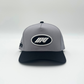 Invincible Exclusives INV Staple Snapback Hat - Gray / Black - Streetwear brand for those on a mission