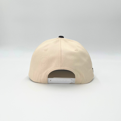 Invincible Exclusives INV Staple Snapback Hat - Cream / Brown - Streetwear brand for those on a mission