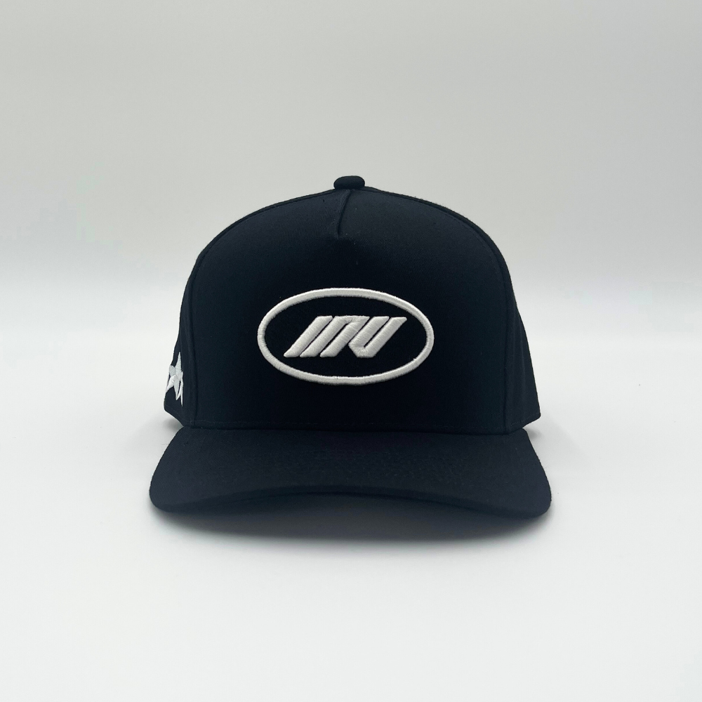 Invincible Exclusives INV Staple Snapback Hat - Black - Streetwear brand for those on a mission