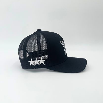 Invincible Exclusives Silence Speaks Butterfly Trucker Hat - Black - Streetwear brand for those on a mission