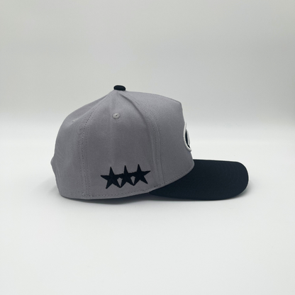 Invincible Exclusives INV Staple Snapback Hat - Gray / Black - Streetwear brand for those on a mission