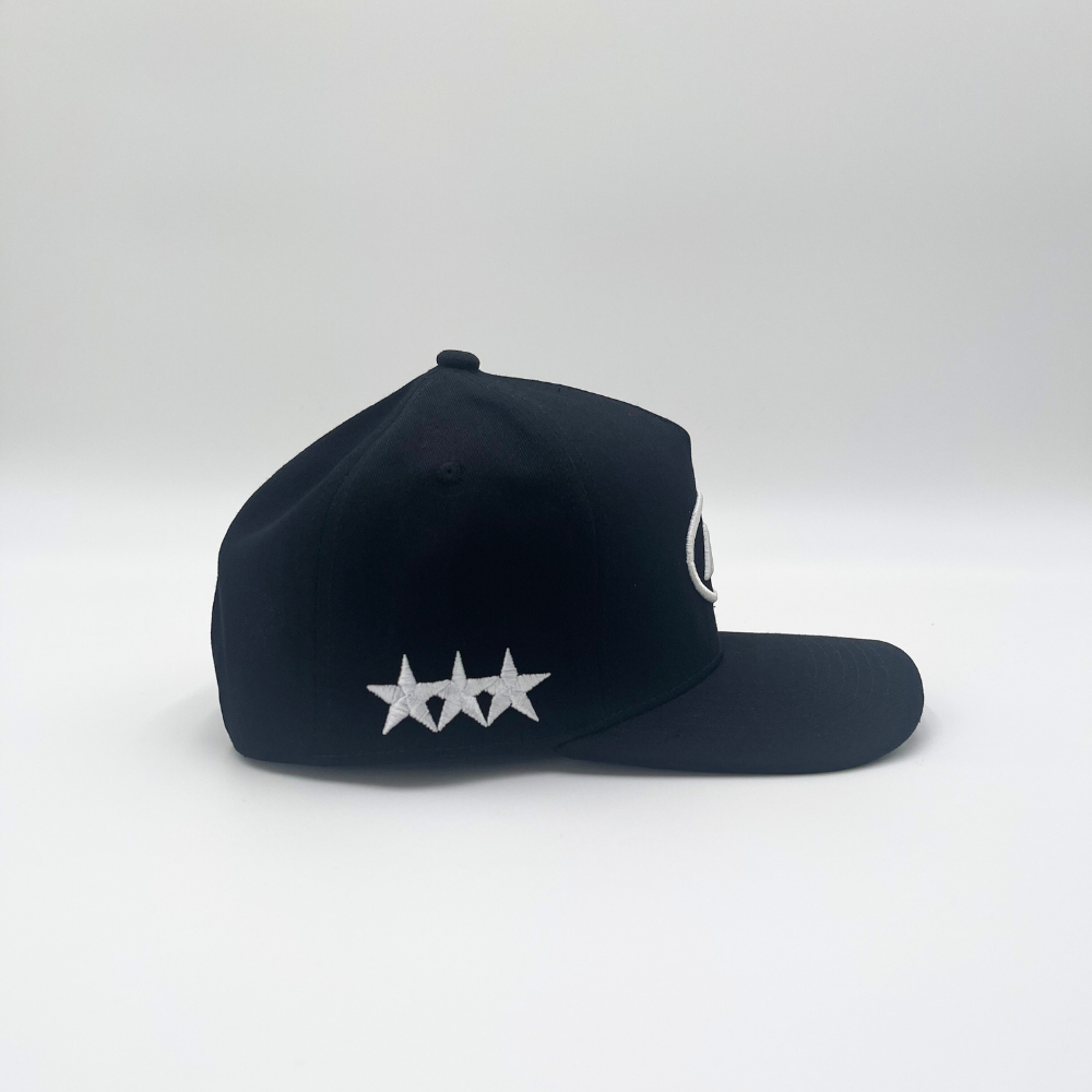 Invincible Exclusives INV Staple Snapback Hat - Black - Streetwear brand for those on a mission