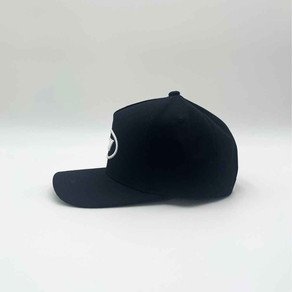 Invincible Exclusives INV Staple Snapback Hat - Black - Streetwear brand for those on a mission