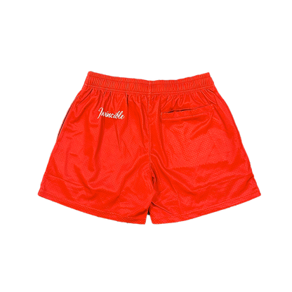 INVINCIBLE AZ Mesh Short - Red