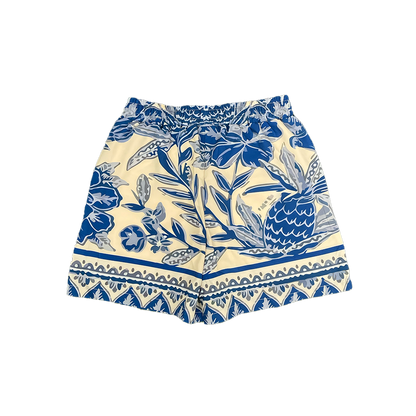 Aloha Swim Shorts || Blue - Invincible Exclusives Mens Swimwear