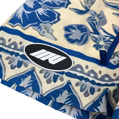 Aloha Swim Shorts || Blue - Invincible Exclusives Mens Swimwear