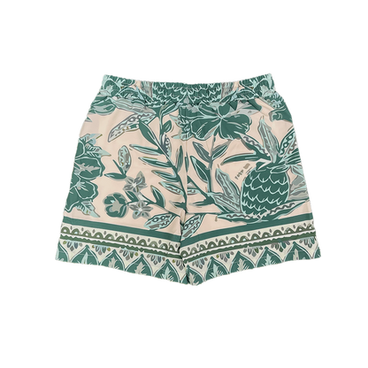 Aloha Swim Shorts || Green - Invincible Exclusives Mens Swimwear