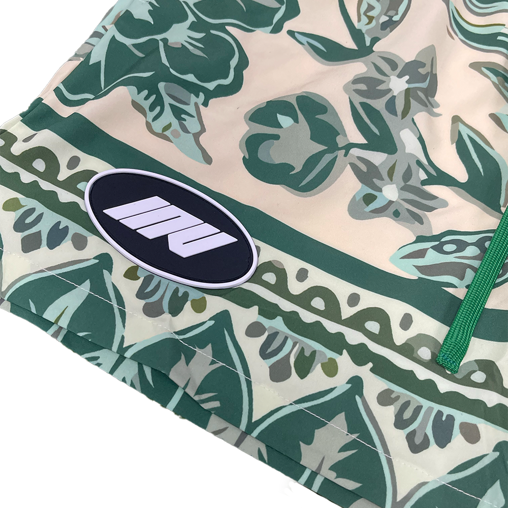 Aloha Swim Shorts || Green - Invincible Exclusives Mens Swimwear