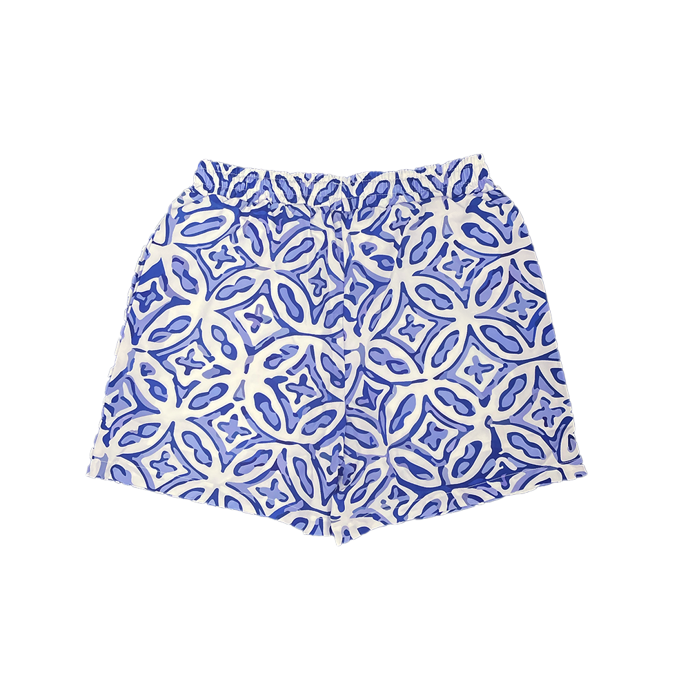 Illusion Swim Shorts || Blue - Invincible Exclusives Mens Swimwear