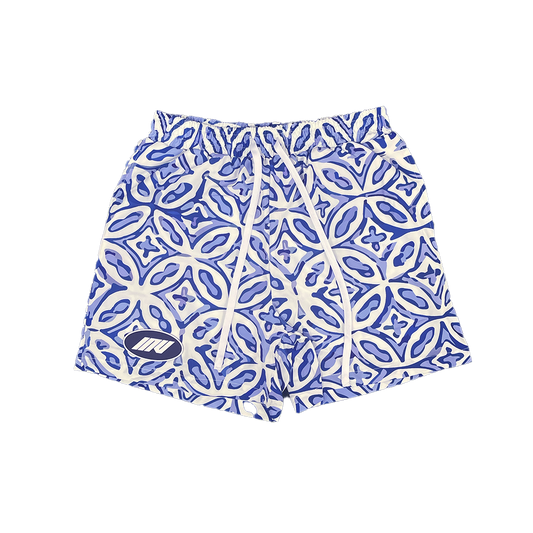 Illusion Swim Shorts || Blue - Invincible Exclusives Mens Swimwear