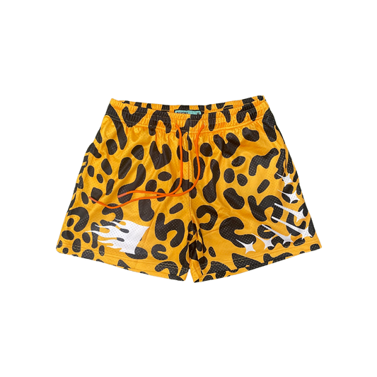 Invincible Exclusives Cheetah Print Mesh Shorts