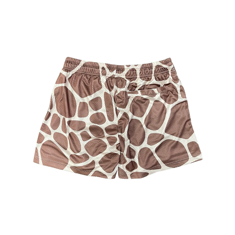 Invincible Exclusives Giraffe Print Mesh Shorts