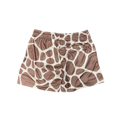 Invincible Exclusives Giraffe Print Mesh Shorts