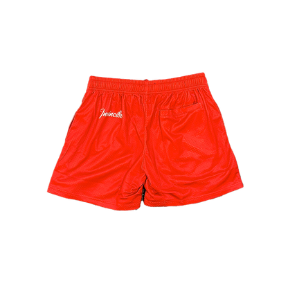 Invincible H Star Mesh Short - Houston Texas - Red