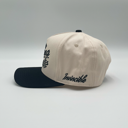 Invincible Exclusives Racing Snapback Hat - Black - Streetwear brand for those on a mission