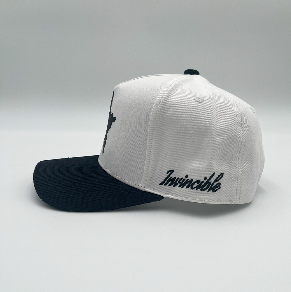 Invincible Exclusive Corduroy Star Snapback - Black - Streetwear brand for those on a mission