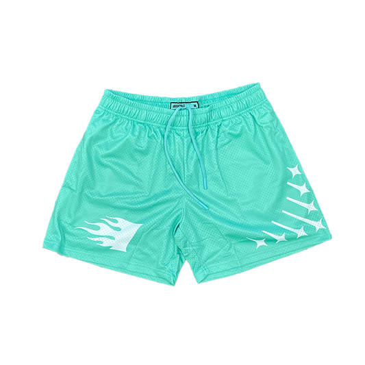 Invincible Staple Mesh Shorts Ice Green