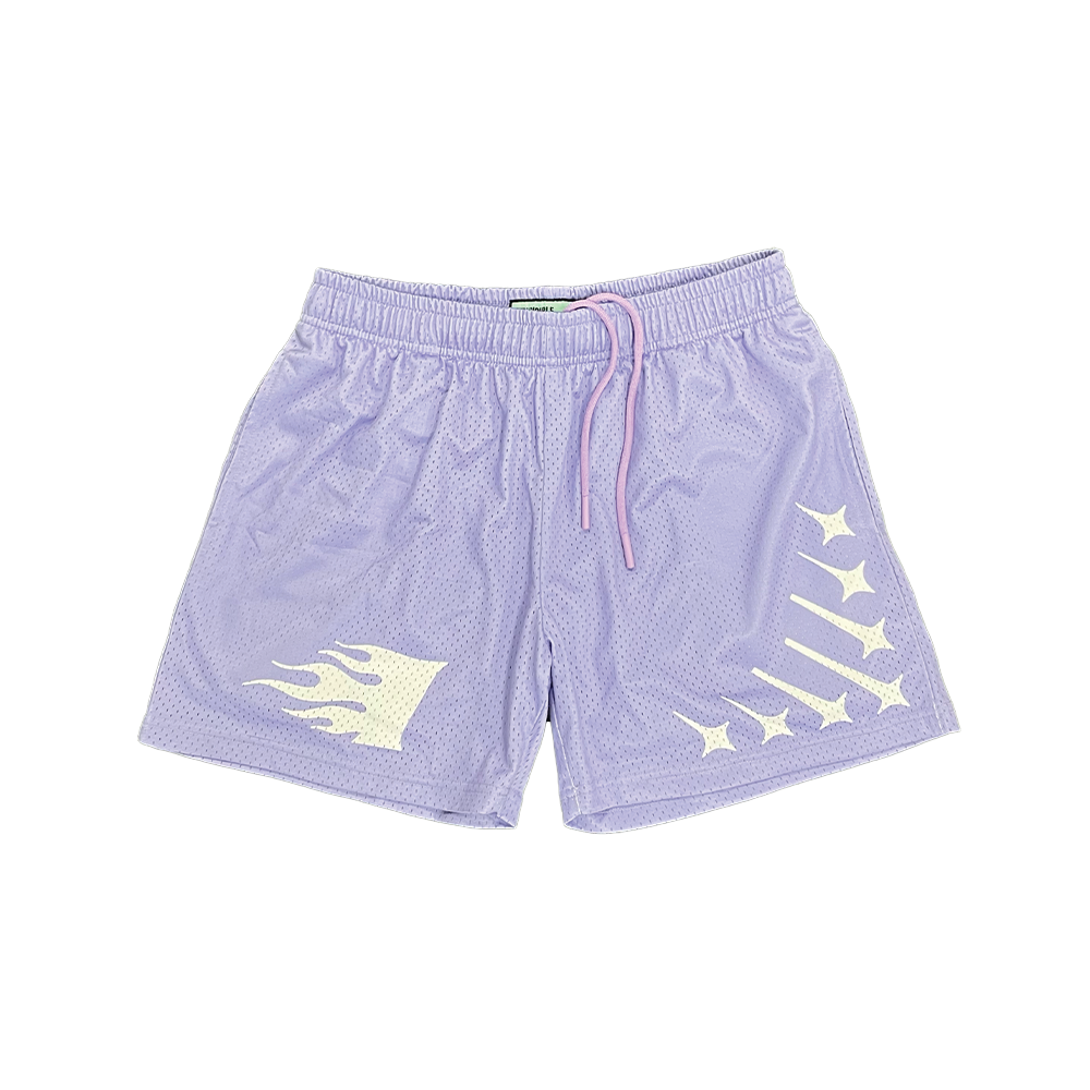 Staple Mesh Shorts || Lavender - Invincible Exclusives Mesh Shorts