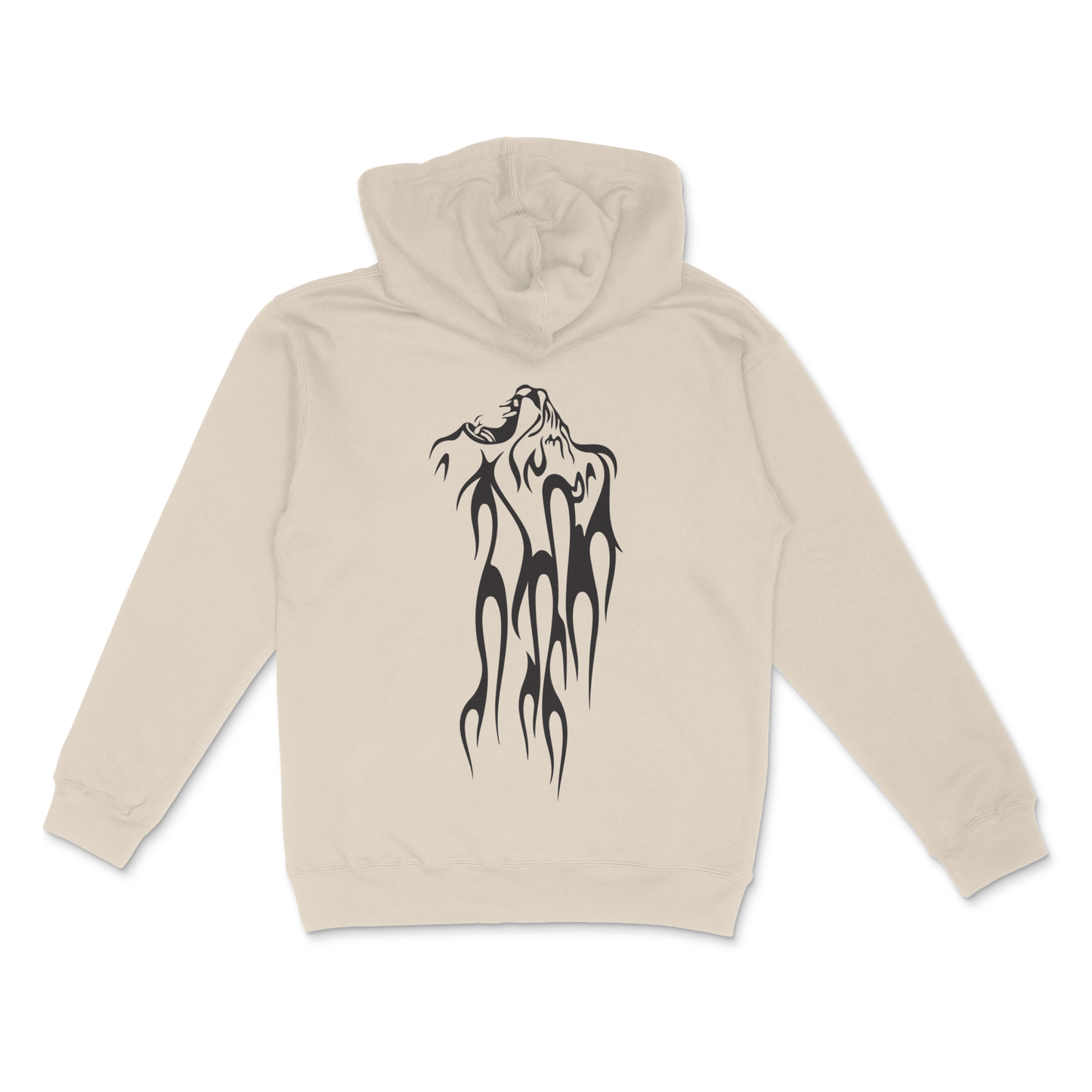 King of The Jungle Hoodie - Invincible - Flaming Lion - Cream