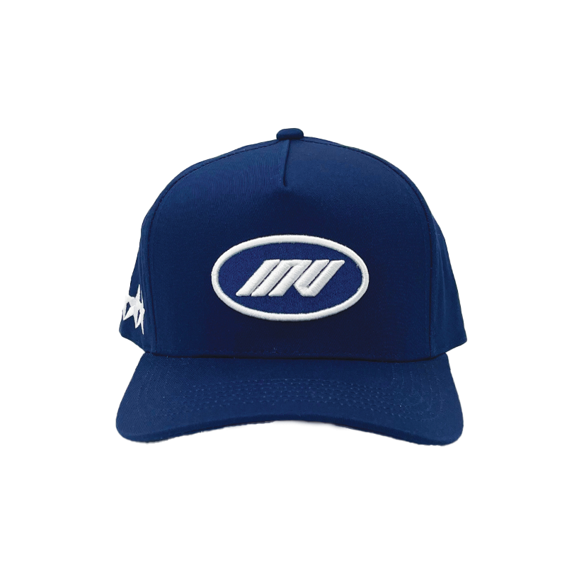 INV Staple Logo Snapback || Navy - Invincible Exclusives Streetwear Snapback Hat