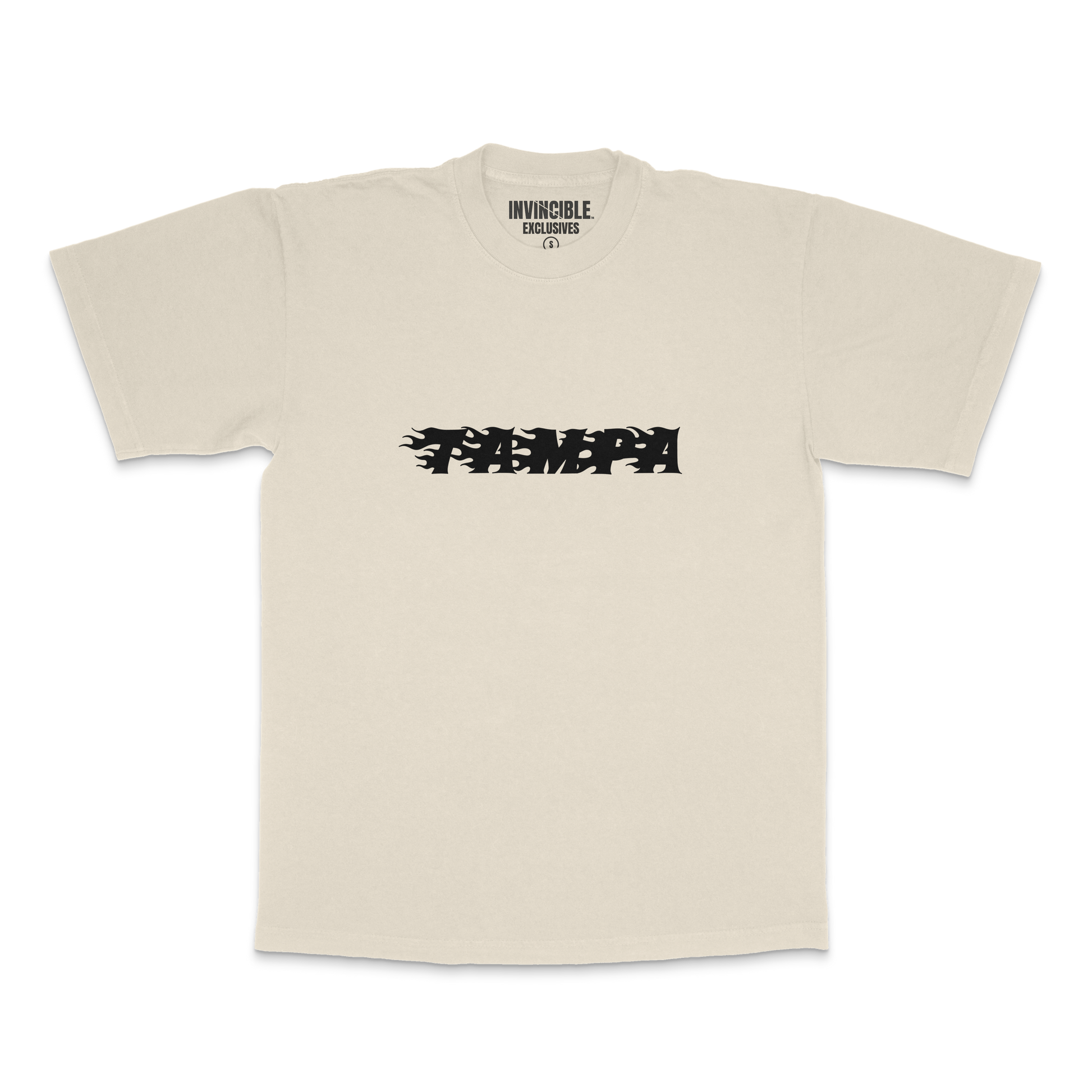 Invincible Tampa T-Shirt Cream - City Tour Collection