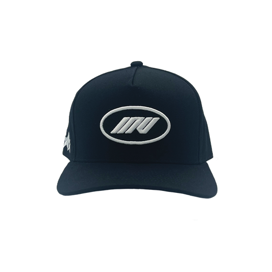 Invincible Exclusives INV Staple Snapback Hat - Black - Streetwear brand for those on a mission