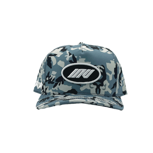 INV Staple Logo Snapback || Ocean Camo