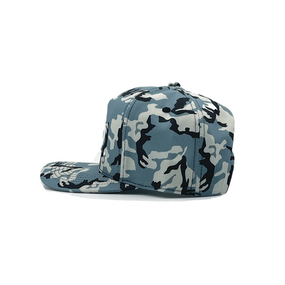 INV Staple Logo Snapback || Ocean Camo