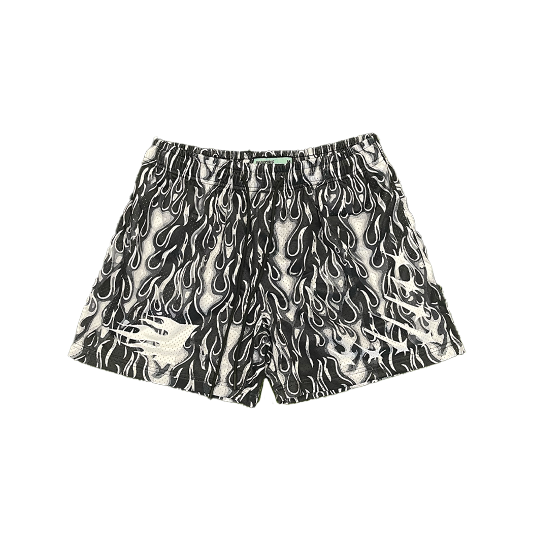 Invincible Exclusives Mesh Shorts - Chrome Flame