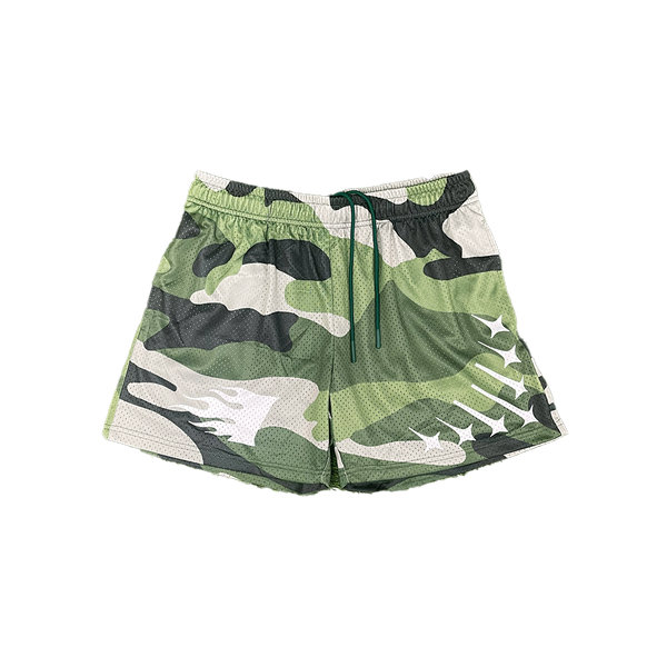 Army Camo Mesh Shorts || Green – Invincible Exclusives
