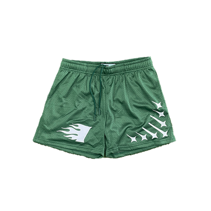 Invincible Exclusives Staple Mesh Shorts || Green