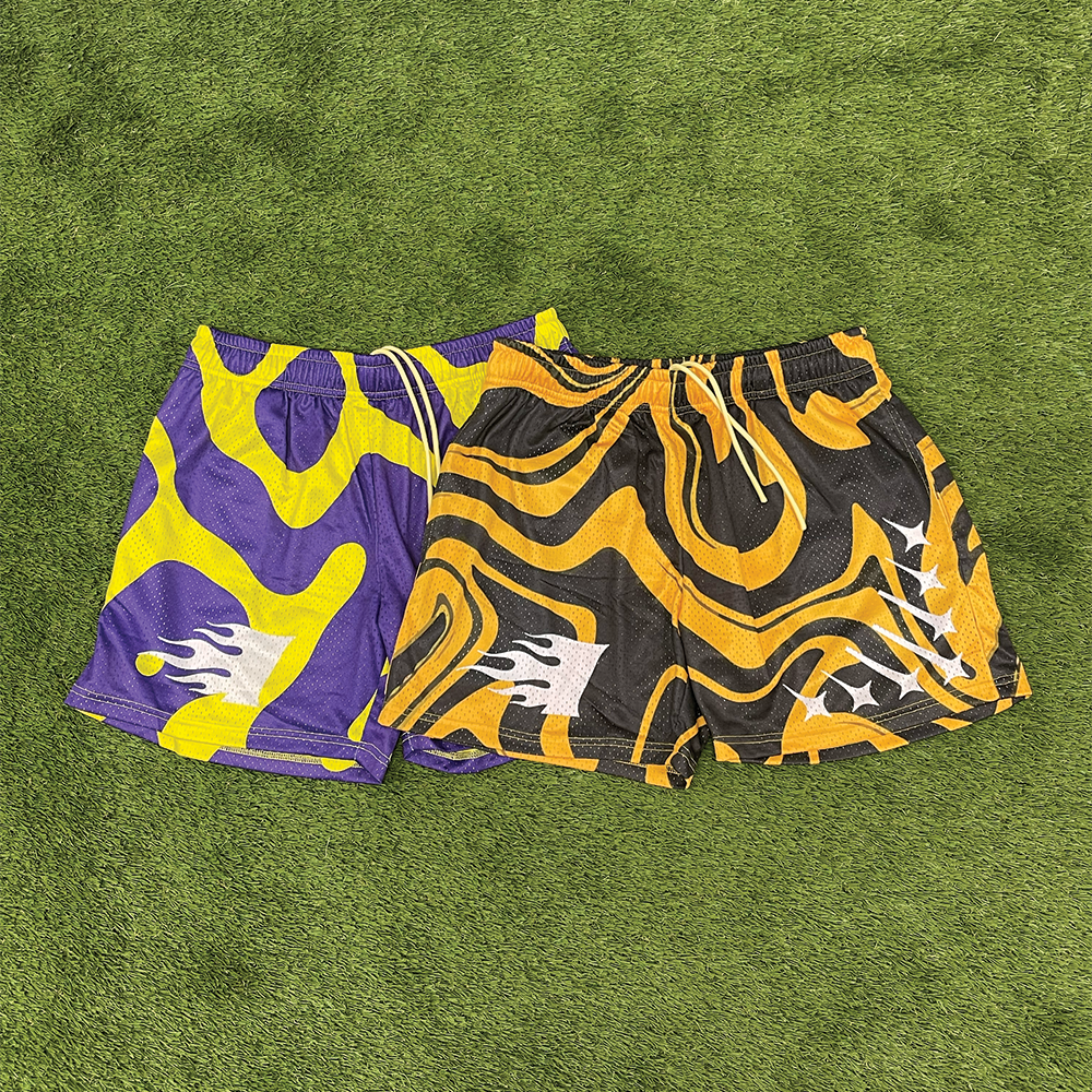 Invincible Exclusives Mamba and Tiger Swirl Premium Mesh Shorts