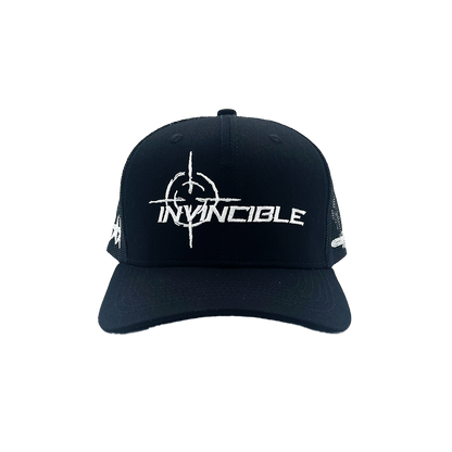 Invincible Exclusives Point Blank Trucker Hat - Black - Streetwear brand for those on a mission