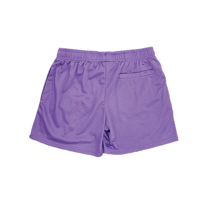 Staple Mesh Shorts || Purple - Invincible Exclusives Streetwear 