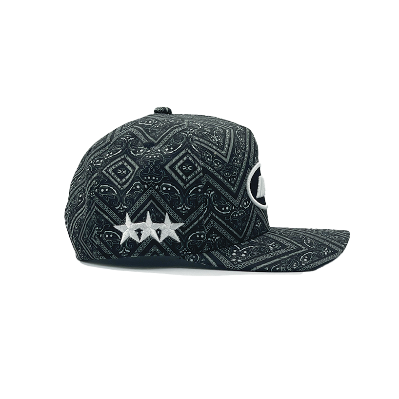 INV Staple Logo Snapback || Paisley Bandana