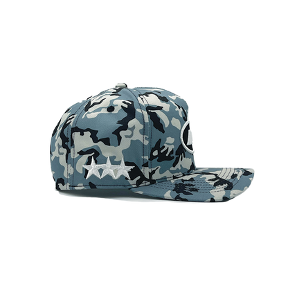 INV Staple Logo Snapback || Ocean Camo