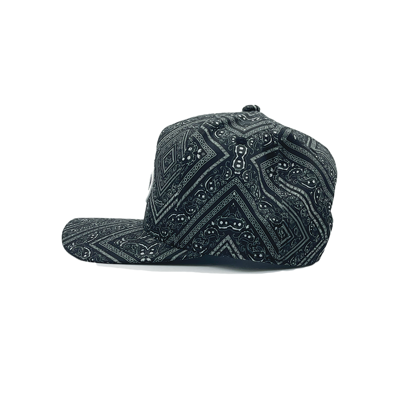 INV Staple Logo Snapback || Paisley Bandana