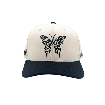 Invincible Exclusives Silence Speaks Butterfly Trucker Hat - Black - Streetwear brand for those on a mission