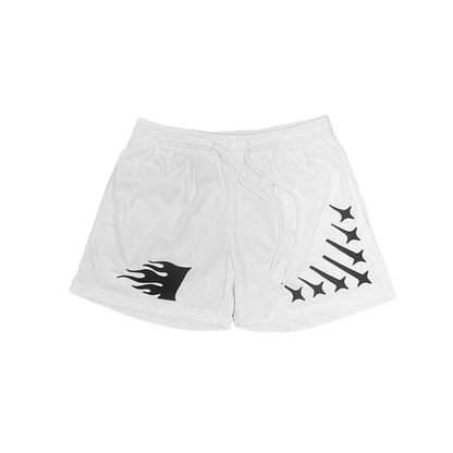Staple Mesh Shorts White – Invincible Exclusives Staple Mesh Shorts White – Invincible Exclusives